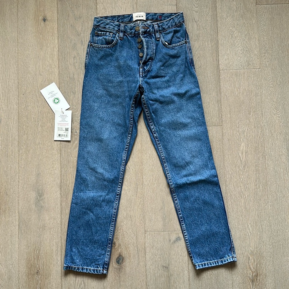 EUC sezane brut sexy denim size US 4/25 in denim blue